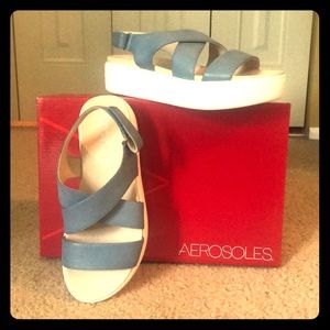 Aerosoles platform sandals